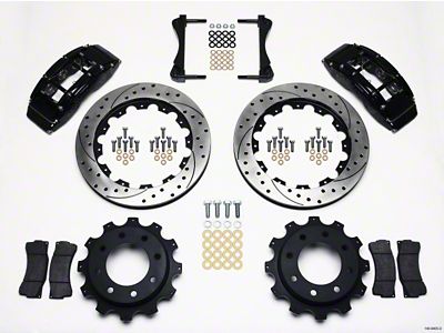 Wilwood TC6R Rear Kit 16.00in Drilled 1999-2010 GM H2 / - 140-9405-D