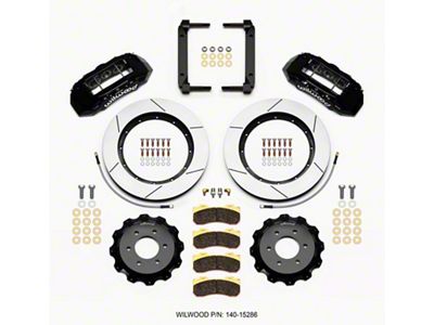 Wilwood TX6R Front Kit 15.50in Black 2004-08 Ford F150 - 140-15286