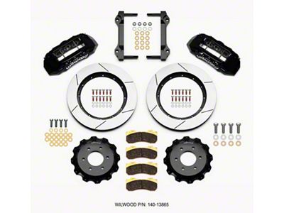 Wilwood TX6R Front Kit 15.50in Black 2010-Up Ford F150 6 - 140-13865