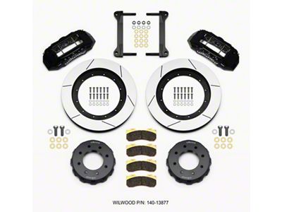 Wilwood TX6R Front Kit 16.00in Black 1999-2010 GM H2 Truck/SUV - 140-13877