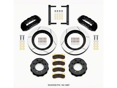 Wilwood TX6R Front Kit 16.00in Black 2005-2012 Ford F250/F350 4WD - 140-13867