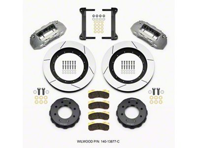 Wilwood TX6R Front Kit 16.00in Clear Ano 1999-2010 GM H2 - 140-13877-C