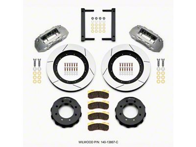 Wilwood TX6R Front Kit 16.00in Clear Ano 2005-2012 Ford F250/F350 - 140-13867-C