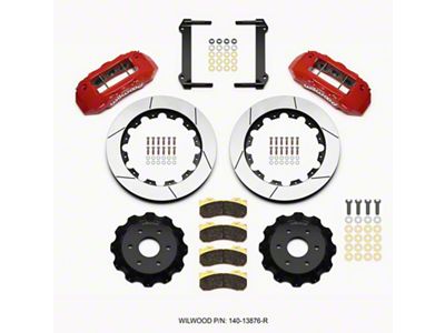 Wilwood TX6R Front Kit 16.00in Red 1999-2014 GM Truck/SUV 1500 - 140-13876-R