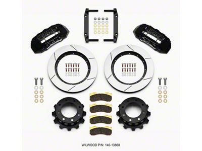Wilwood TX6R Rear Kit 15.50in Black 2005-2012 Ford F250/F350 4WD - 140-13868