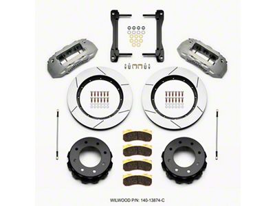 Wilwood TX6R Rear Kit 15.50in Clear Ano 2011-2015 GM Truck/SUV - 140-13874-C