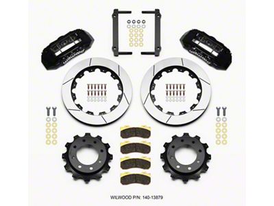 Wilwood TX6R Rear Kit 16.00in Black 1999-2010 GM Trk 2500 - 140-13879