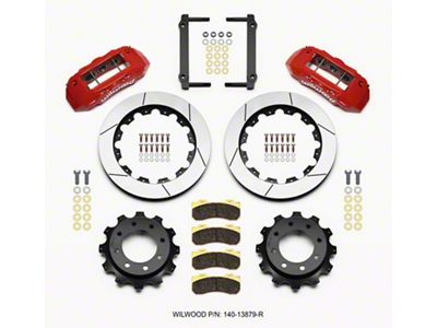 Wilwood TX6R Rear Kit 16.00in Red 1999-2010 GM Trk 2500 - 140-13879-R