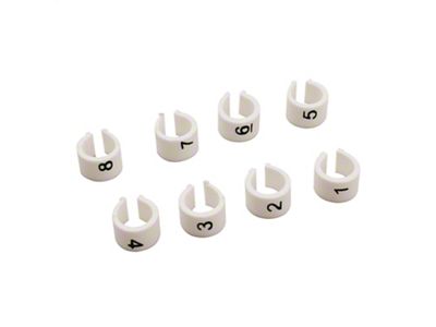 Mr. Gasket Wire Markers; 8mm Wire Set; - 4472