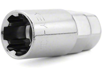 Wheel Mate Muteki Lock Key Adapter - Chrome - 3213LK