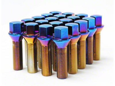 Wheel Mate Mevius Lug Bolt Set of 20 - Chrome - 40601N