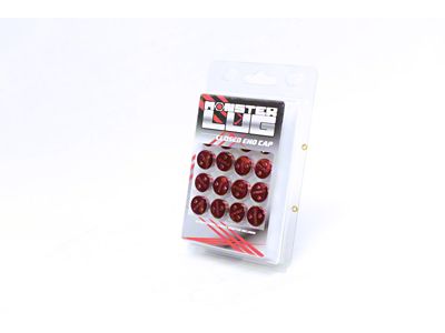 Wheel Mate Monster Lug Nut Caps - Red 14x1.50 - 33007R