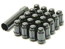 Wheel Mate Muteki Closed End Lug Nuts - Deep Black 