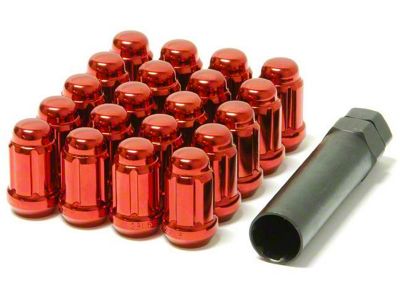 Wheel Mate Muteki Closed End Lug Nuts - Red 12x1.25 - 41885R