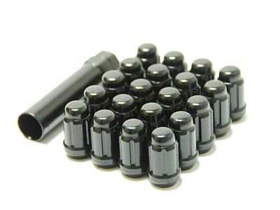 Wheel Mate Muteki Closed End Lug Nuts - Black Chrome - 41885T