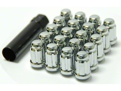 Wheel Mate Muteki Closed End Lug Nuts - Chrome 12x1.50 - 41886C