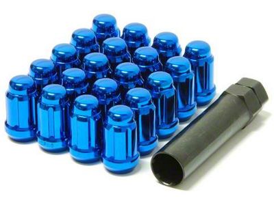 Wheel Mate Muteki Closed End Lug Nuts - Blue 12x1.50 - 41886U