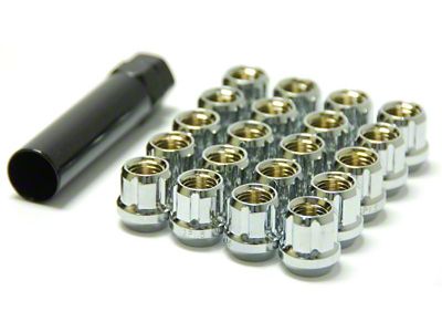Wheel Mate Muteki Open End Lug Nuts - Chrome 12x1.25