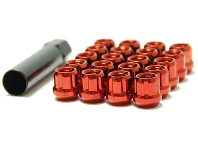 Wheel Mate Muteki Open End Lug Nuts - Red 12x1.50 - 31886R