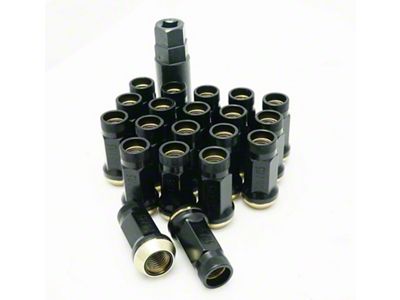 Wheel Mate Muteki SR45R Lug Nut Kit 12x1.25 - Black - 32935B