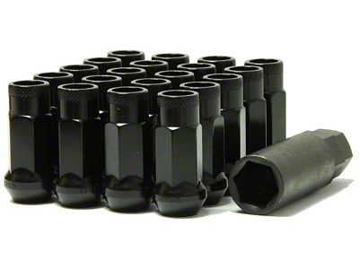 Wheel Mate Muteki SR48 Open End Lug Nuts - Black - 32905B