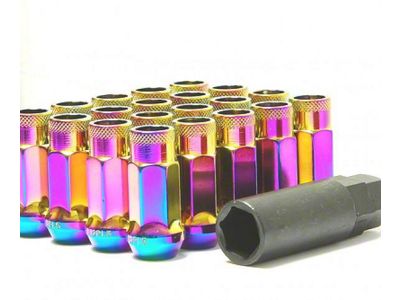 Wheel Mate Muteki SR48 Open End Lug Nuts - Blue - 32905U