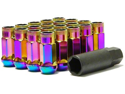 Wheel Mate Muteki SR48 Open End Lug Nuts - Neon - 32906N