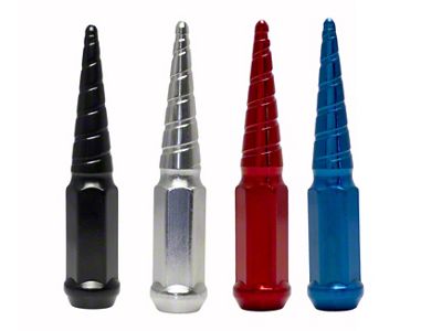 Wheel Mate Twisted Spiked Lug Nuts Set of 24 - 35413PR
