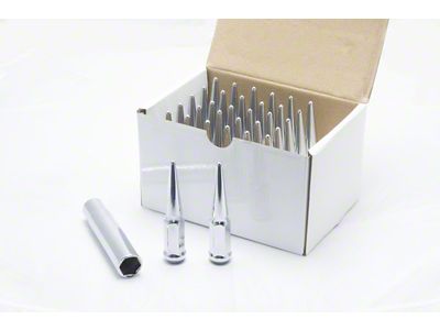 Wheel Mate Spiked Lug Nuts Set of 32 - Chrome - 35422P