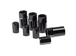 Wheel Mate Aluminum TPMS Valve Stem Cover - Black Anodize