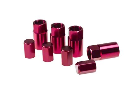 Wheel Mate Aluminum TPMS Valve Stem Cover - Red Anodize - 45930R