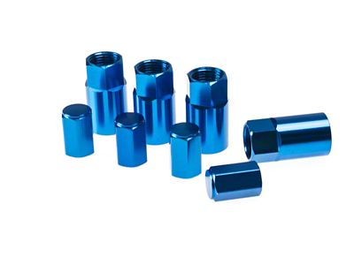 Wheel Mate Aluminum TPMS Valve Stem Cover - Blue Anodize - 45930U