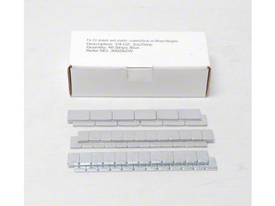 Wheel Mate 1/2oz Low Profile Wheel Weight - Grey - 39924