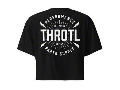 Throtl Women's BOOST Crop Top; Hazy Pink