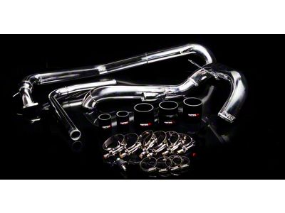 Weapon-R Polished Upper Intercooler Piping for 08-10 Mitsubishi Evolution - 501-111-110