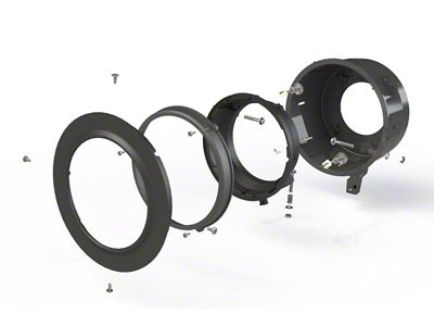 Morimoto Wrangler JL/JT: 7in LED Headlight Adapters Pair - LF630