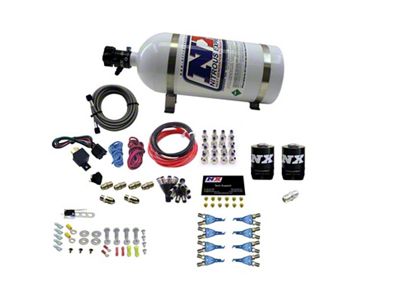 Nitrous Express 8 Cyl Soft Line Shark Rail Nitrous Kit - 80008-10