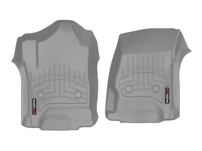 Weathertech 2014+ Chevrolet Silverado 1500 Front FloorLiner - Grey Fits - 467221