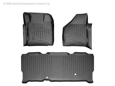 Weathertech FloorLiner - Rear - Blk - 441201-440023