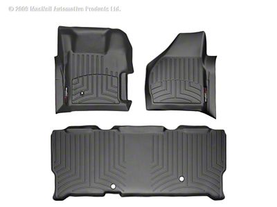 Weathertech FloorLiner - Rear - Blk - 441261-440023