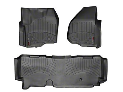 Weathertech FloorLiner - Rear - Blk - 444331-443053