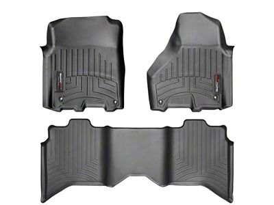 WT FloorLiner - Rear - Blk - 444781-442163