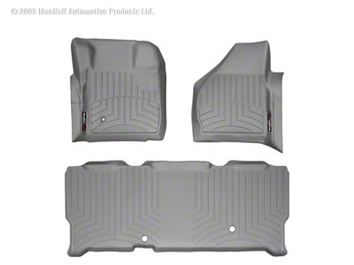 Weathertech FloorLiner - Rear - Grey - 461201-460023