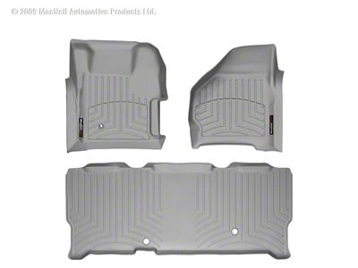 Weathertech FloorLiner - Rear - Grey - 461251-460023