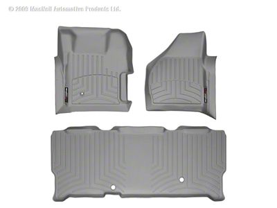 Weathertech FloorLiner - Rear - Grey - 461261-460023