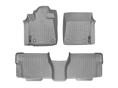 Weathertech FloorLiner - Rear - Grey - 464081-460934