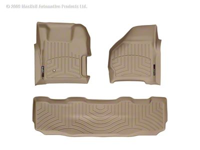 WT FloorLiner - Rear - Tan - 451251-450022