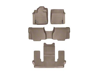 WT FloorLiner - Rear - Tan - 454081-450937-5