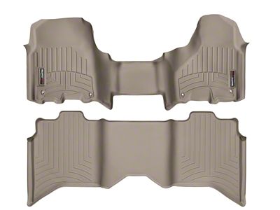 WT FloorLiner - Rear - Tan - 454771-452163