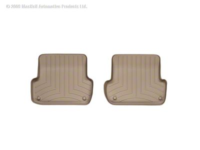 Weathertech 02-08 Audi A4/S4/RS4 Rear FloorLiner - Tan - 451942